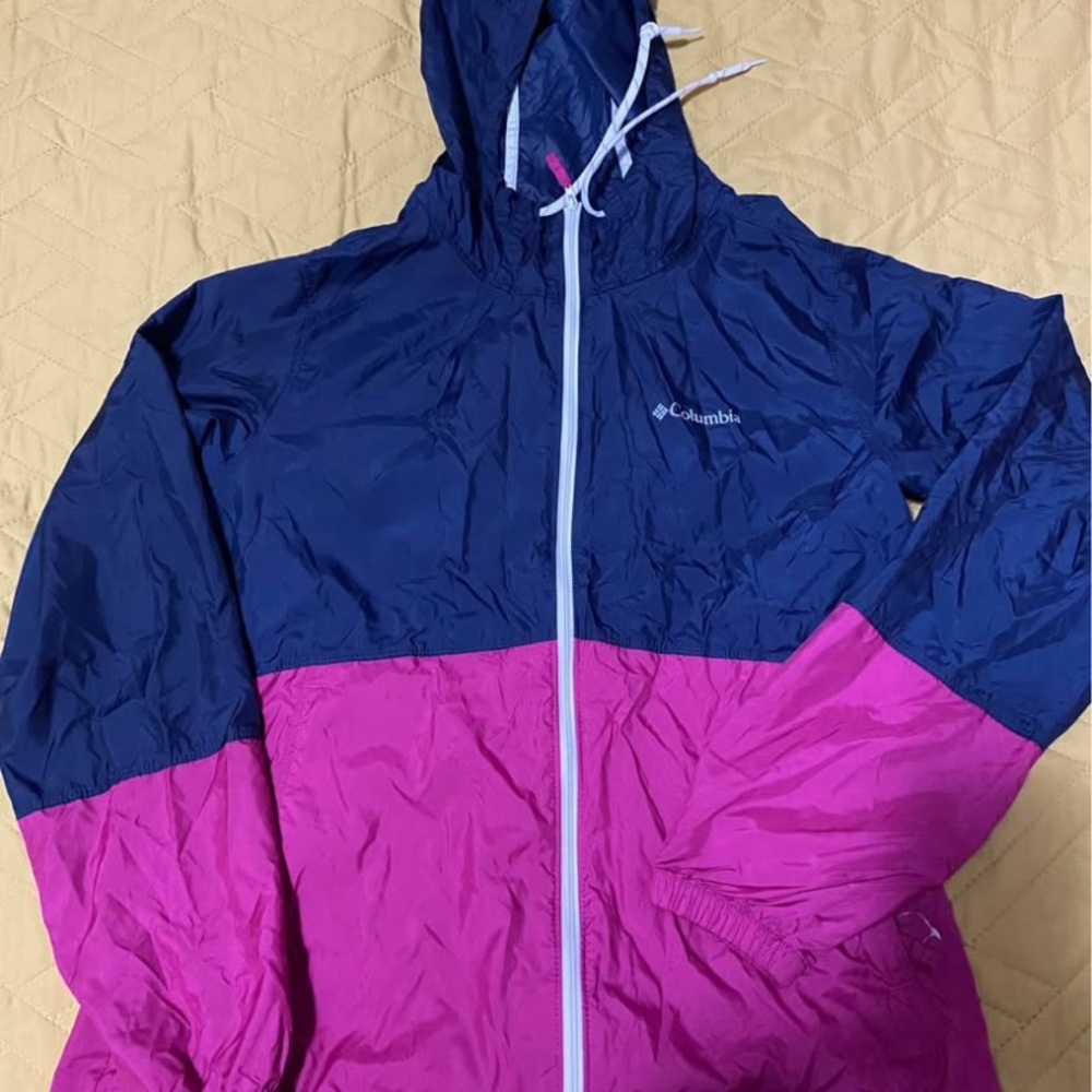 Columbia Navy and Pink Jacket